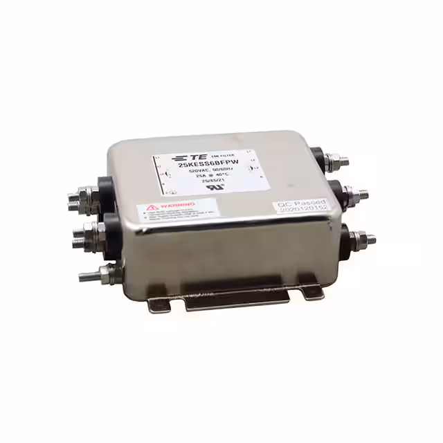 25KESS6BFPW TE Connectivity Corcom Filters  Netzfiltermodule